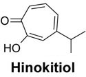 hinokitiol chemical structure - zinc ionophore