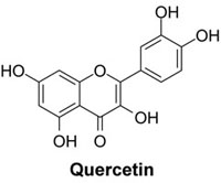 quercetin chemical structure - zinc ionophore