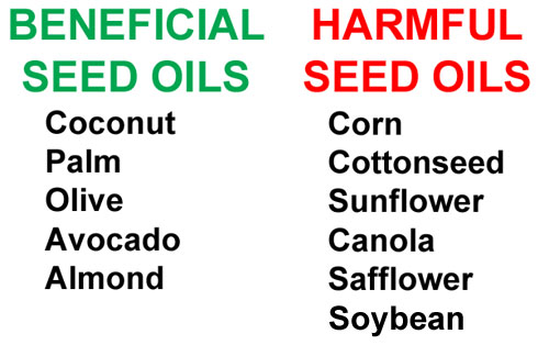 seed oils - beneficial vs harmful